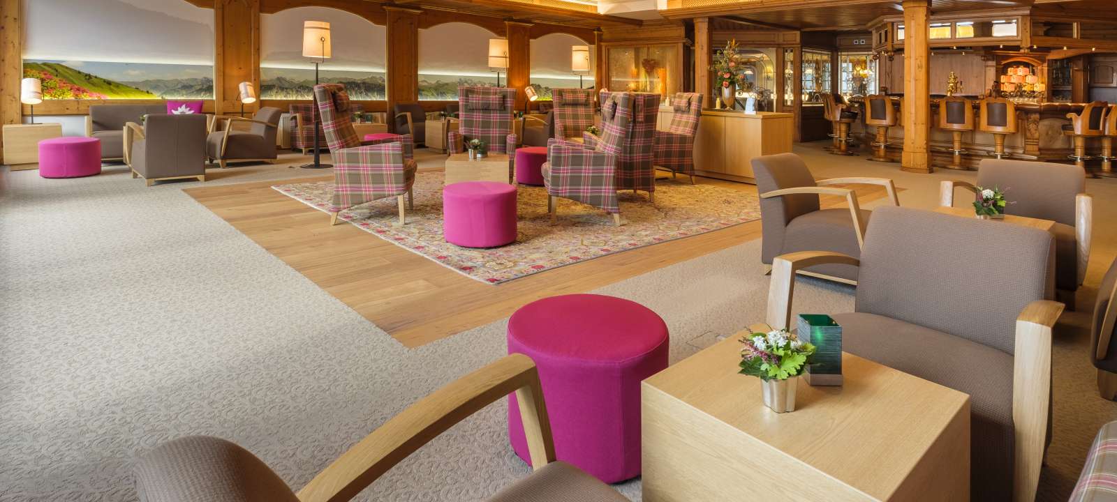 Hotel bar and lounge