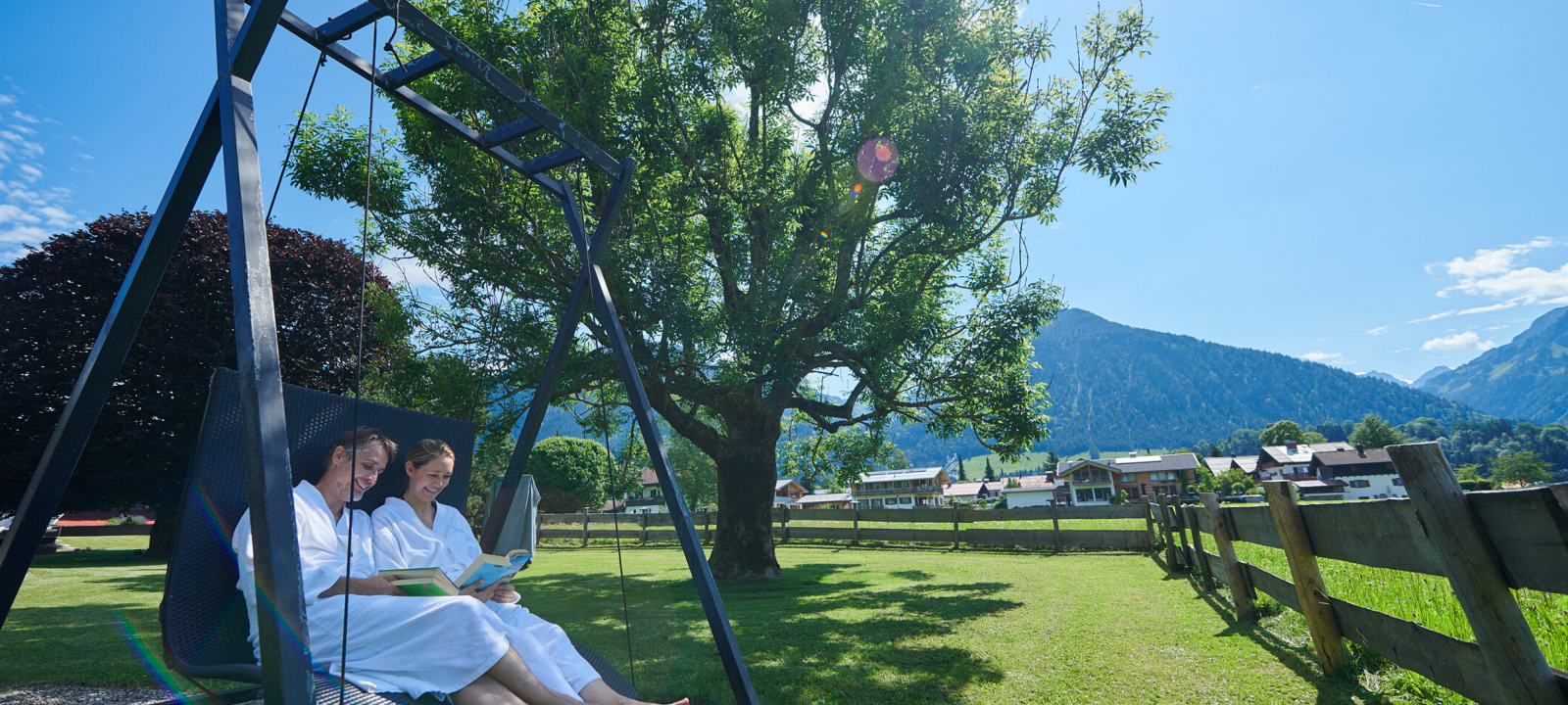 Biosauna mit Bergpanorama im Ladies Spa
