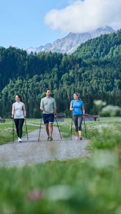 Nordic Walking in der Natur