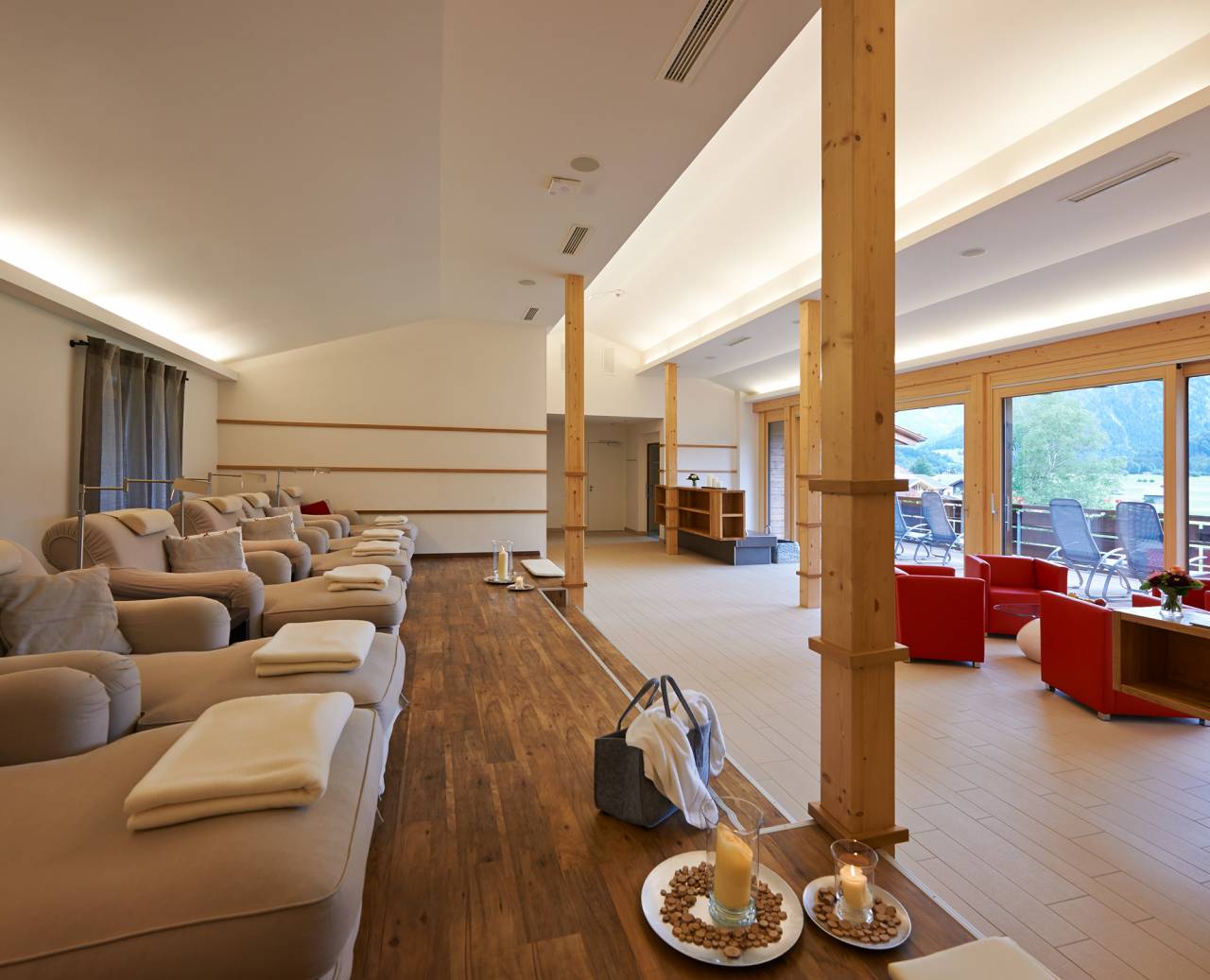 Ruhebereich im Ladies Spa im Wellnesshotel in Oberstdorf