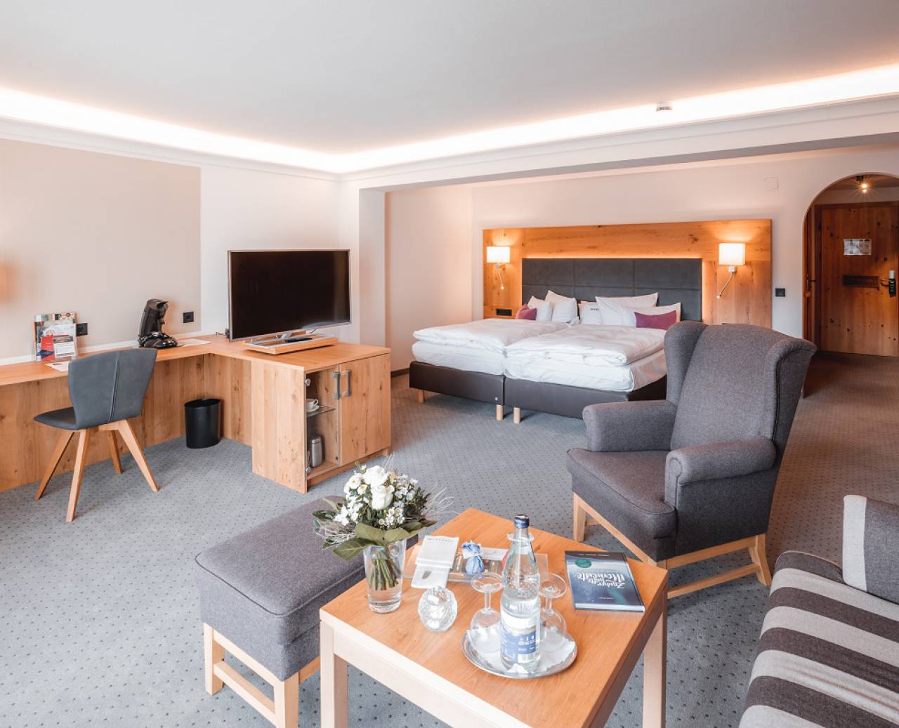Einblick ins Appartement Holunder im Hotel in Oberstdorf