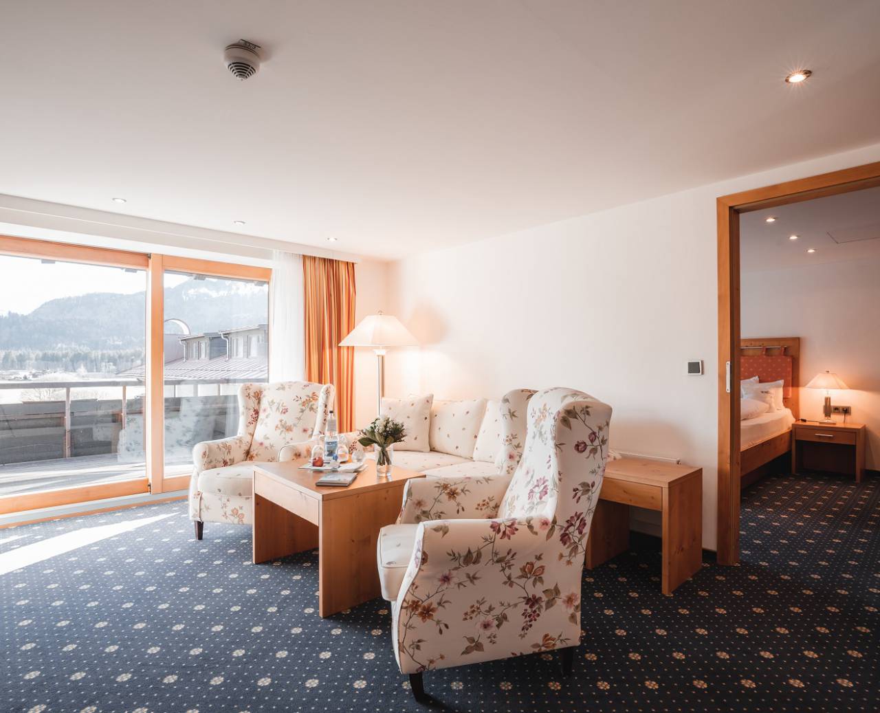 Einblick in die Suite Enzian